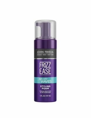 New John Frieda Frizz Ease Dream Curls Air Dry Waves Styling Foam, 5 Ounce