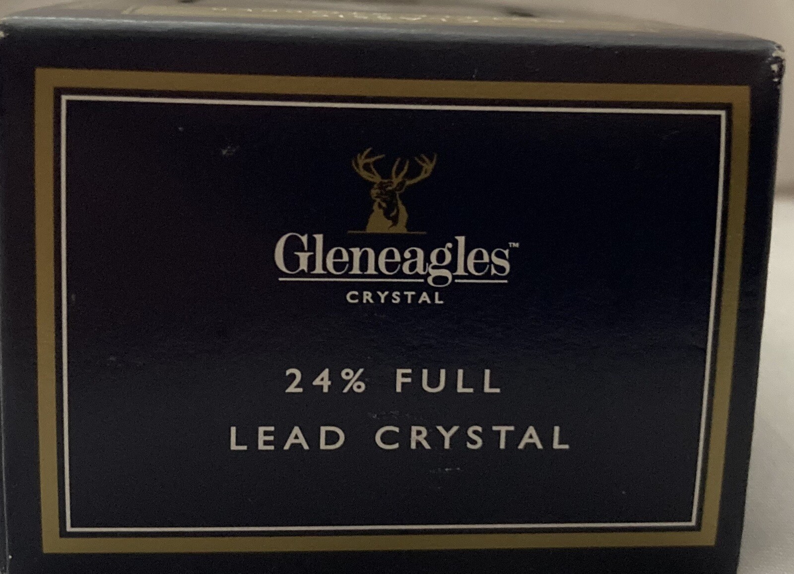 GLENEAGLES 24 FULL LEAD CRYSTAL CLASSIC BOTTLE STOPPER TWIST SHAPE NEW