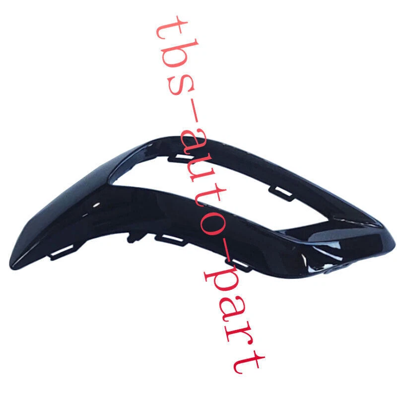 Fit For Audi Q7 Sline 2020-2023 Glossy Black Left Rear Exhaust pipe Trim Frame - Image 2 of 4