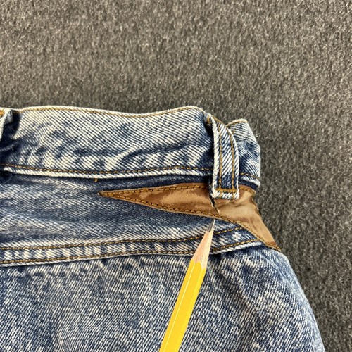 VINTAGE Rio Stephen Mardon Girls Jeans Sz 7 ACTUAL 24x27 Bareback Acid #4336 - Picture 13 of 14