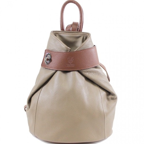 Damen VPR248 weicher Vera Pelle Lederrucksack Damen Schule Rucksack Turntaschen - Bild 9 von 46