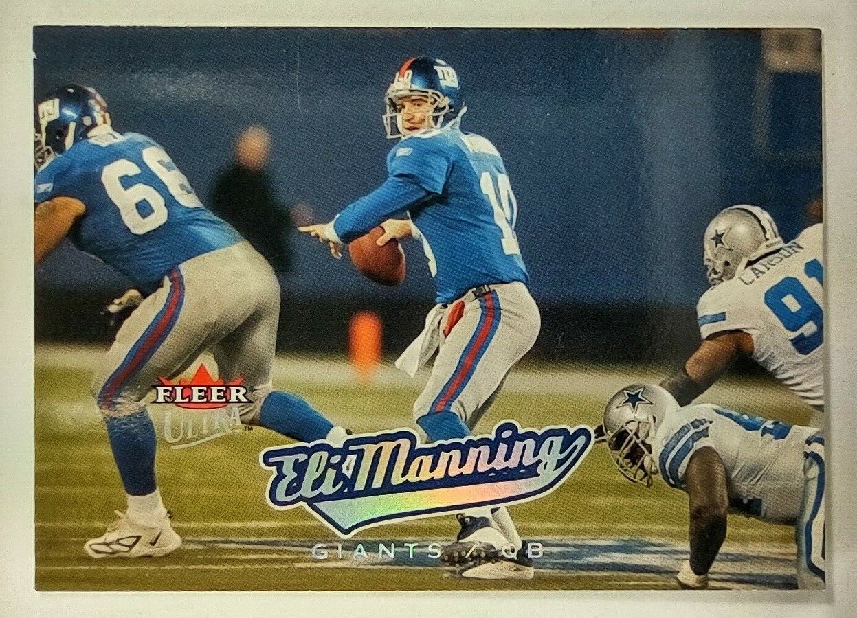Eli Manning Fleer Ultra #52 New York Giants 2005 