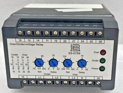 BASLER ELECTRIC ES-27/59 4AB1N0N0  UNDERVOLTAGE RELAY NEW FAST SHIPPING