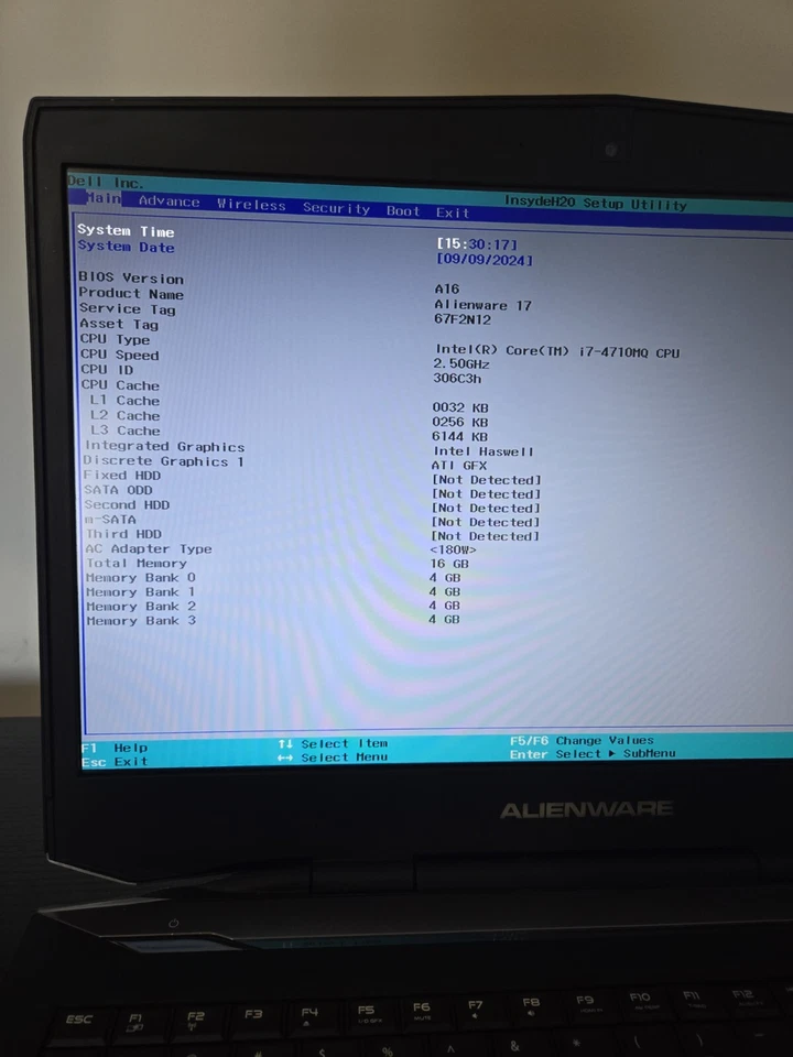 Alienware 17 P18E i7-4710MQ AMD HD8970M GPU 16GB RAM - Image 4 of 4
