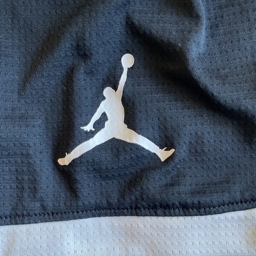 NIKE Air Jordan Jumpman Youth/Boy’s Medium Basketball Shorts Black/White - Picture 3 of 12