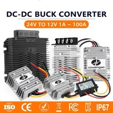 18-36V to 12V Buck Module DC-DC Converter 1-100A Step Down Voltage Regulator Car