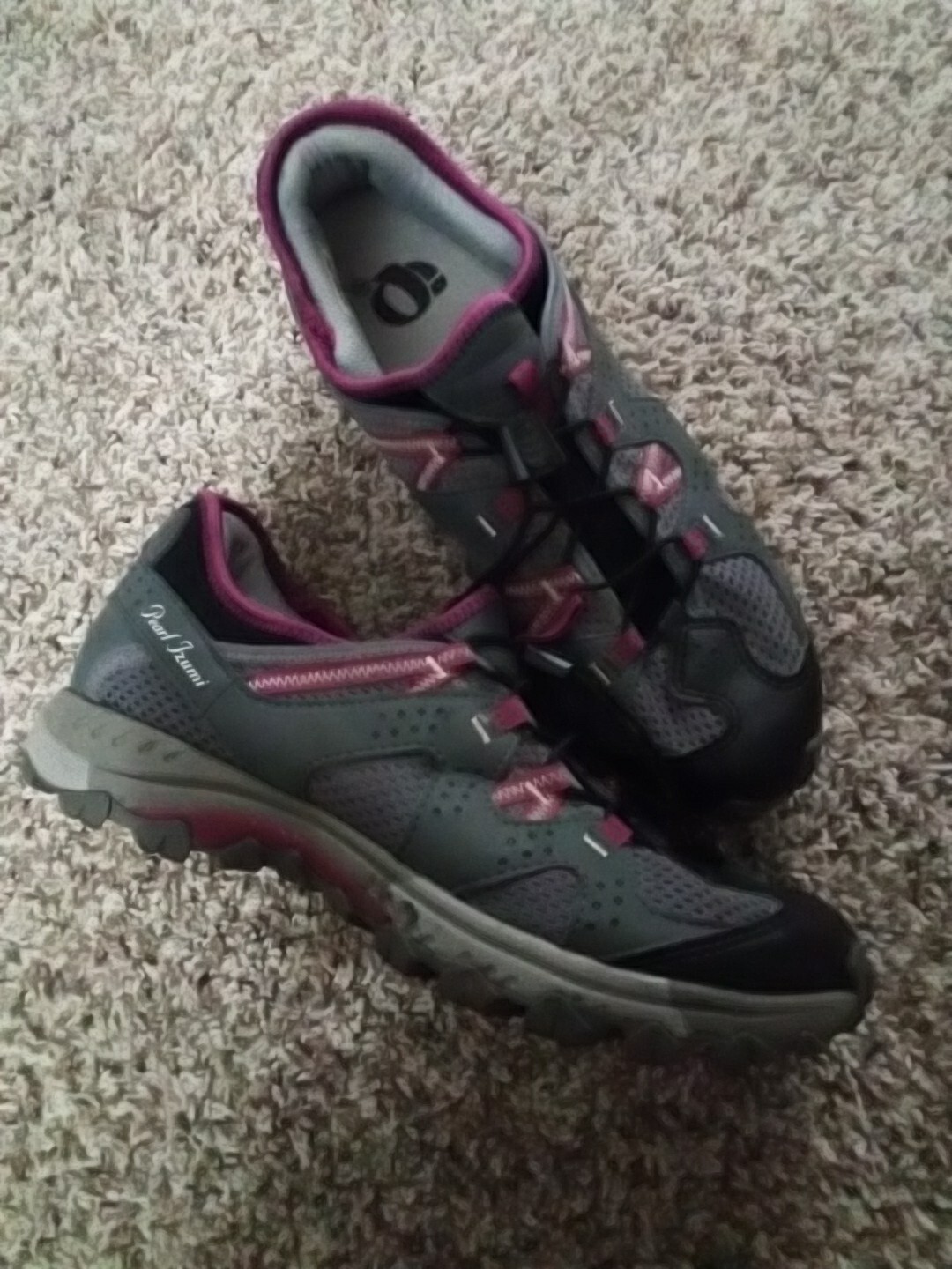 Pearl Izumi W XAlp Drift II Gray Purple 2 Bolt Cycling Shoes EU 42 US 9.5. GWSB eBay