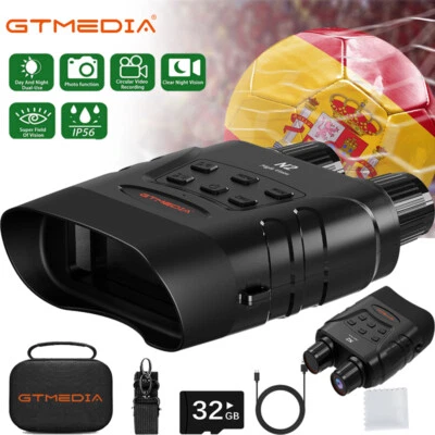 GTMEDIA N2 Visión Nocturna Prismáticos infrarrojo 1080P HD 5X telescopio digital