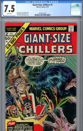 Giant-Size Chillers #2 (1975) Marvel Comics CGC 7.5 White John Romita