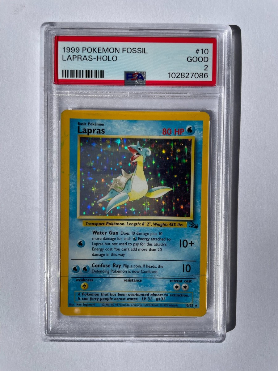 ポケモン - Lapras ラプラス 1ED 1st Edition 英語版 10/62 Lapras 10/62 Fossil Holo for sale online | eBay