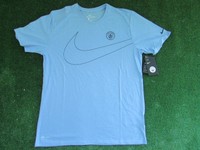 Nike Manchester City Mens Official Dri Fit T-shirt Large Mens Blue & Navy Nike Manchester City Mens Official Dri Fit T-shirt Large Mens Blue & Navy