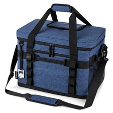 Cooler Bag, 60 Cans Insulated Soft Collapsible Portable Cooler, Soft Sided Le...