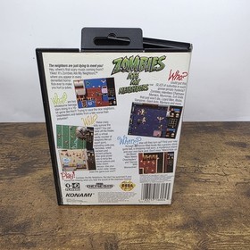 Zombies Ate My Neighbors Sega Genesis CIB Complete w Poster and Manual!