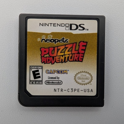 Neopets Puzzle Adventure (Nintendo DS, 2008) - Game Only - Tested