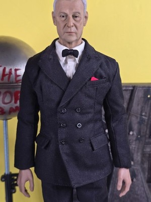 Batman Dark Knight Custom 1/6 Lucius Fox & Alfred Pennyworth Dark