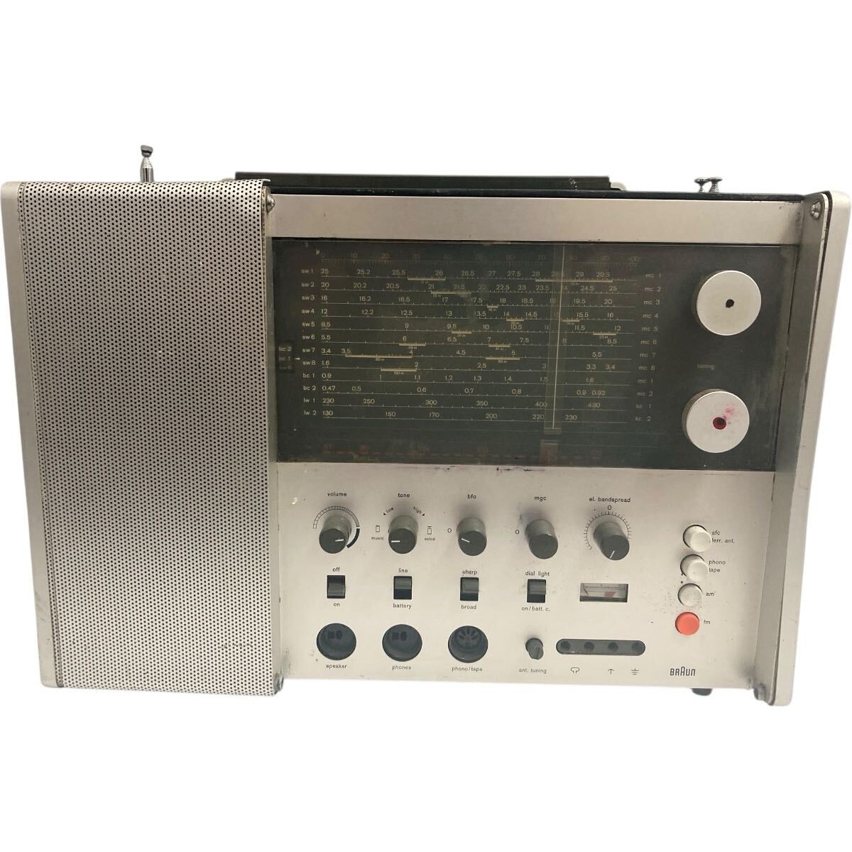 Braun T1000 ラジオ ブラウン Dieter Rams ディーター JUNK Braun T1000 Radio Dieter Rams Iconic Mid-Century Design