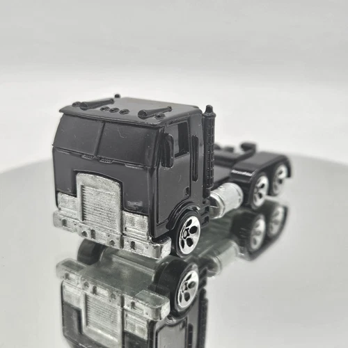 Hot Wheels Black Semi Truck  1986 Vintage Diecast_S ONE ONE