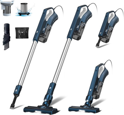 Powerful Corded Vacuum Cleaner with HEPA, One-Touch Emptying & Lightweight Desig