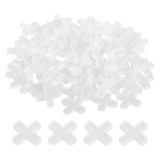 800Pcs Tile Spacers, 6mm 1/4" Cross Shape Wall Floor Tile Spacer, White