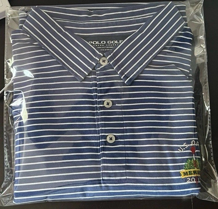 POLO GOLF RALPH LAUREN Shirt Mens 2XL Pima Cotton 2013 US Open Merion Logo XXL thumbnail 17