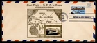 DR WHO 1985 FDC FIRST FLIGHT CHINA CLIPPER ANIV CROSBY CACHET M78085