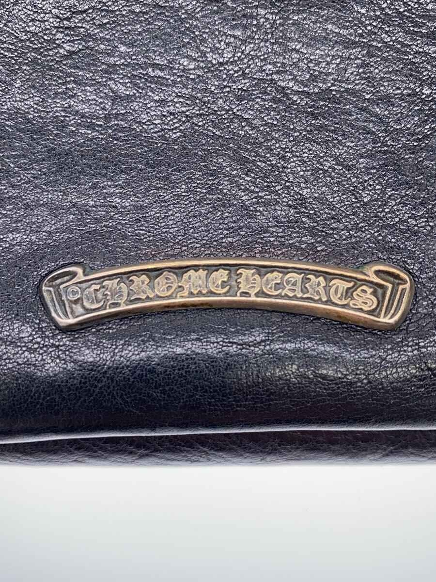 Chrome Hearts Folded Wallet With Tear Inside Big Spoon Leather WHT Men Used thumbnail 3