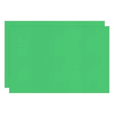 2Pcs 3mm Corrugated Plastic Sheets, 12 x 18 Inch Corrugated Poster Board Green