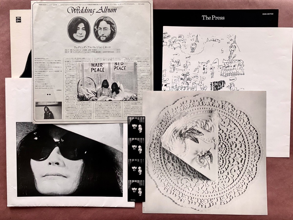 JOHN LENNON & YOKO ONO • Wedding Album 1977 Odeon Japan Import