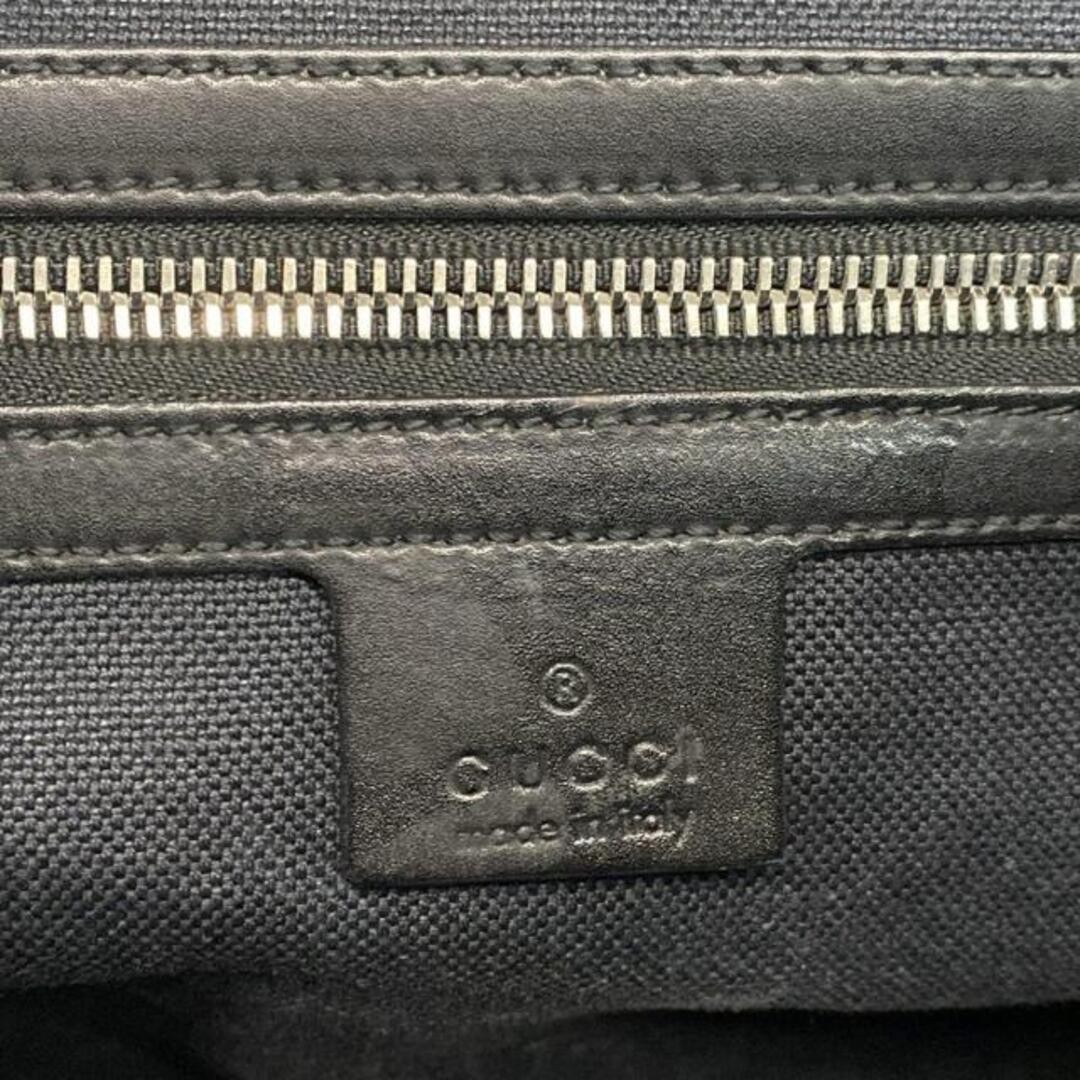 GUCCI GG Supreme Canvas Shoulder Bag Used Black/Navy 474139 thumbnail 9