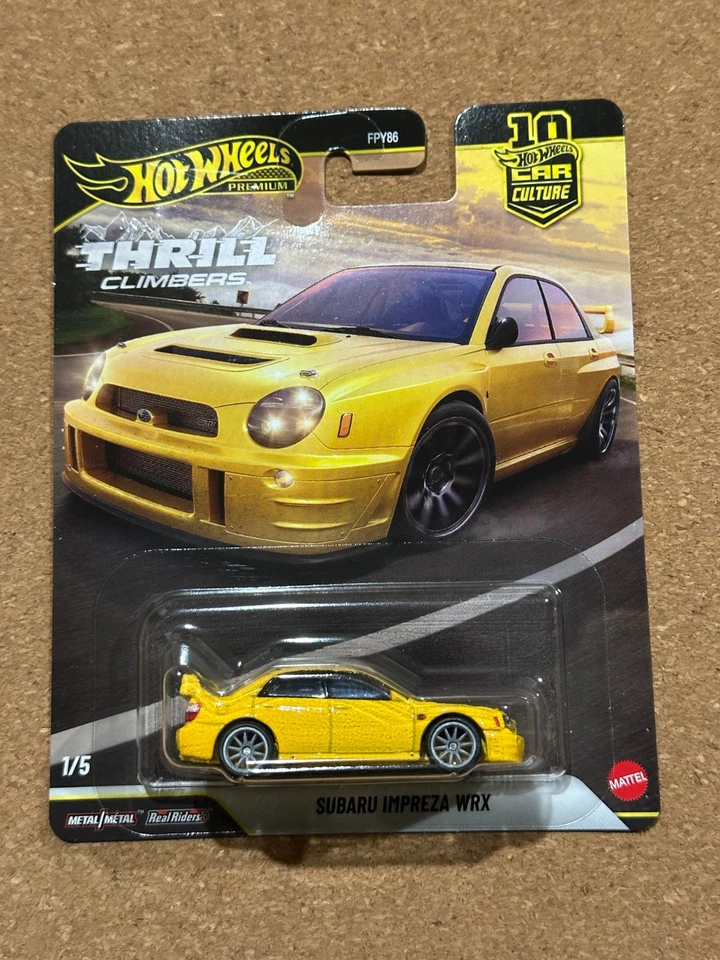 Hot Wheels Premium Car Culture Thrill Climbers Subaru Impreza WRX - En mano Foto 4 de 4