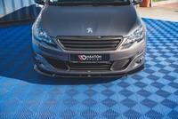 Maxton Design Frontlippe V.2 Passend FüR Peugeot 308 Mk2 Schwarz Hochglanz