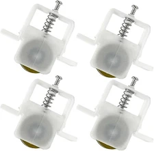 4 Pack Sliding Screen Door Rollers Replacements Hardware White