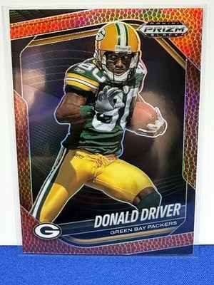 2025 Prizm Black Donald Driver #61 Pigskin Prizm /225 Green Bay