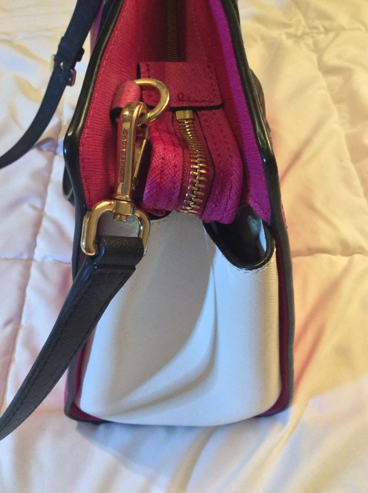 Michael Kors Leather Tote Bag/ Crossbody Pink - Image 4 of 4