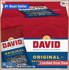Sunflower Seeds Original Flavor 1.75 oz 24 Pack Salted Roasted Gluten Free Snack