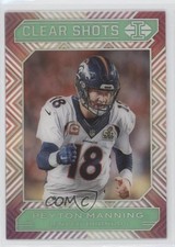 2020 Panini Illusions Clear Shots Emerald Peyton Manning #16 HOF zg6