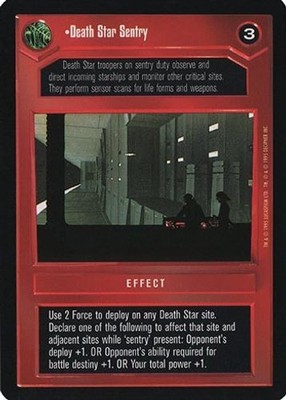 Death Star Sentry - Premiere Limited - Star Wars CCG