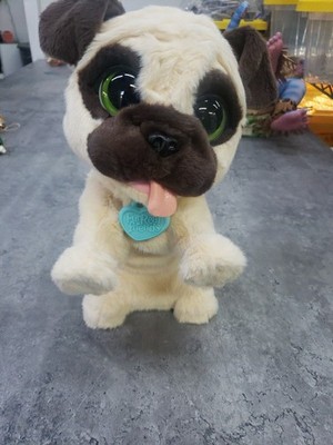 FurReal Friends Interactive Barking Jumping Pug Dog Plush Toy Hasbro Works