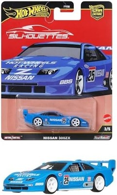 ラスト賞・01 SPORTS CARS 3MODELSCollection Hot Wheels Car Culture Silhouettes Nissan 300ZX Toy Car for 3 Year