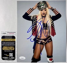 WWE Alicia Fox Signed 8x10 Photo B Authentic Autograph Diva WrestleMania JSA COA