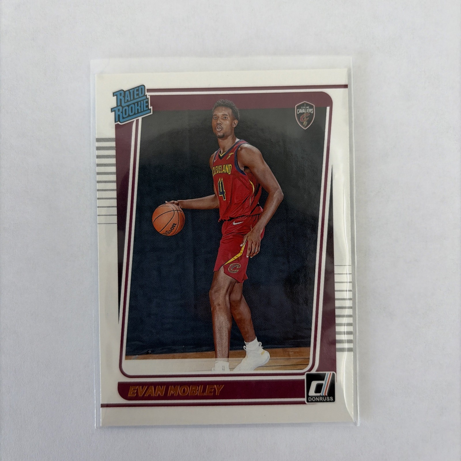 2021-22 Panini Donruss Rated Rookie Evan Mobley #225 RC Cleveland Cavaliers