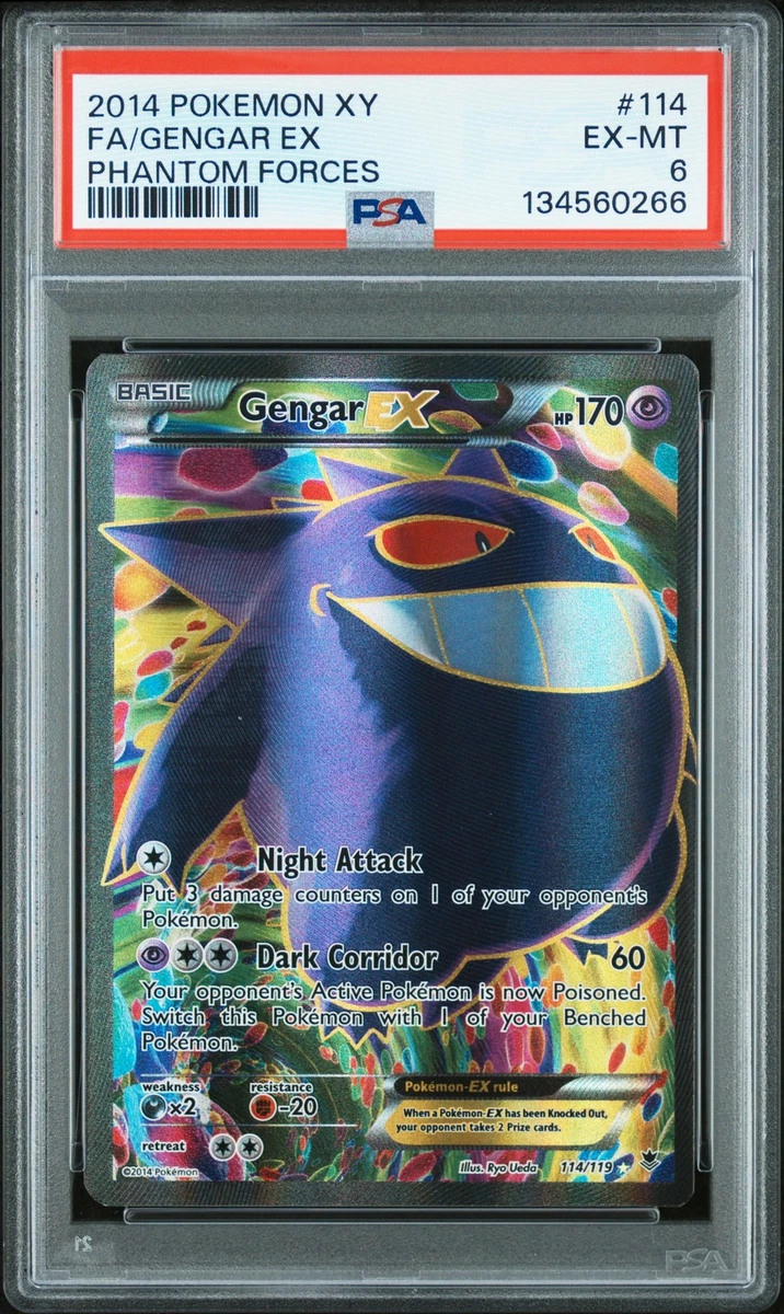 耿鬼神奇宝贝TCG 超罕见XY-Phantom Forces 个人收藏纸牌游戏卡| eBay