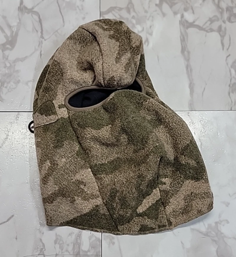 Vintage Cabela’s Berber Extreme Lined Wool Blend Hood Balaclava Camo Made In USA - Image 2 of 4