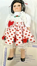 Royalton Collection Valentine 10" Hand-Painted Fine Porcelain Doll NIB