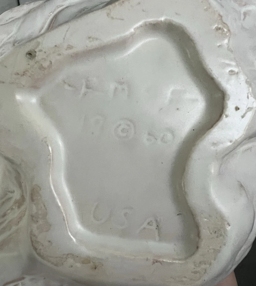 Escultura de madera a la deriva de rana flor de cerámica MCM ÚNICA EN SU CLASE EE. UU. Hecha a mano decoración de casa de playa Foto 3 de 3