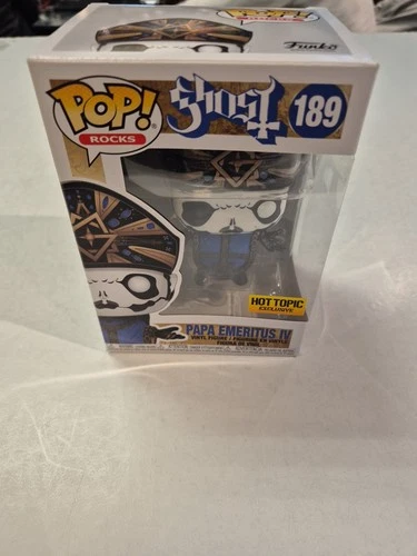 Funko Pop Rocks Ghost Papa Emeritus IV #189 Hot Topic Exclusive
