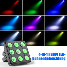 Faretto par LED 130 W 9 LED luce palco discoteca luce festa RGBW DMX palco DJ show