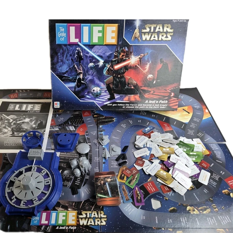STAR WARS The Game of Life A JEDI'S PATH Edition BOARD GAME Complete 2002 MB - Image 2 of 4