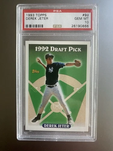 1993 Topps - Derek Jeter #98 (RC) - PSA 10
