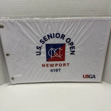 2024 USGA 41st US Senior Open Golf Championship Newport Embroidered Pin Flag